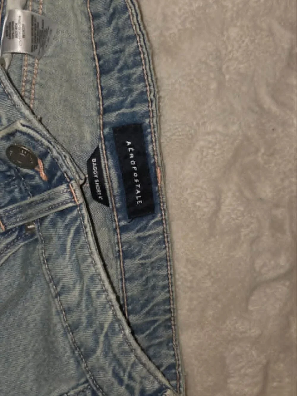 Aeropostale Low-Rise Baggy Denim Shorts 4